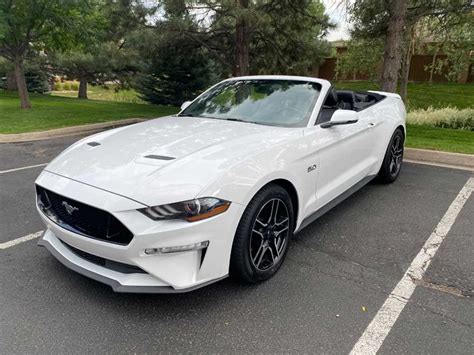 2019 White Mustang Convertible For Sale