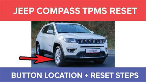 2019 Jeep Cherokee Tpms Reset Button Location
