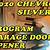 2020 chevy silverado 1500 garage door opener