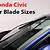 2020 honda civic hatchback wiper blade size