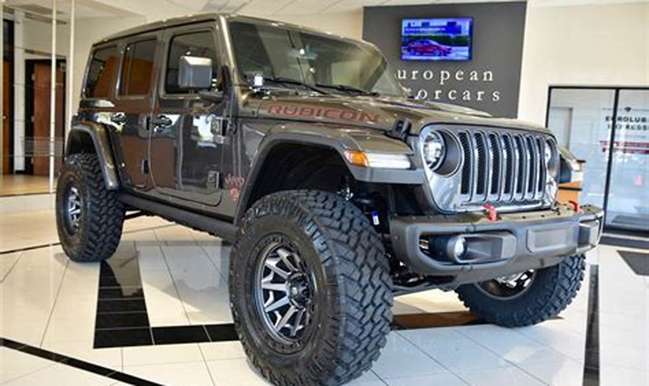 2020 jeep wranger unlimited rubicon 3.6l 4 door for sale