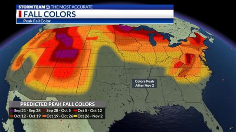 2020 Fall Color Map