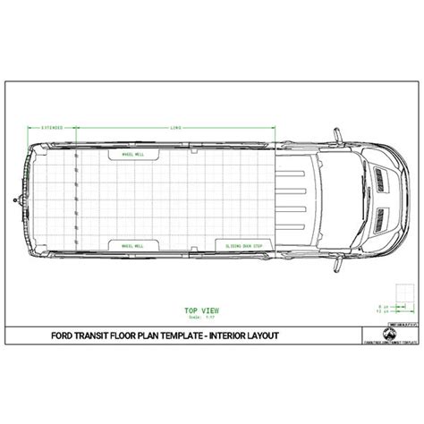 Spacious interior of the 2020 Ford Transit Cargo Van ready for customization