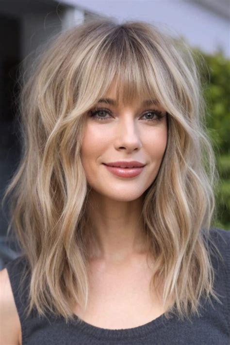 2020 Medium Haircuts With Bangs