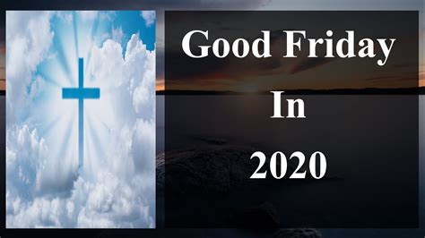 2020 good friday date