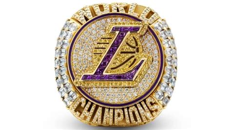 2020 los angeles lakers championship ring