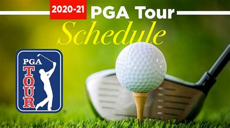 2020 pga tour schedule dates