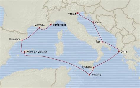 2021 Cruises to Nice Monte Carlo and Venice