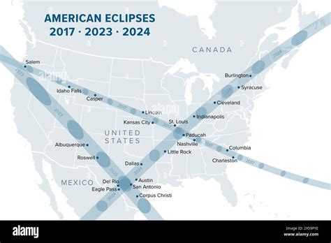 2021 Eclipse 2017 Eclipse Map