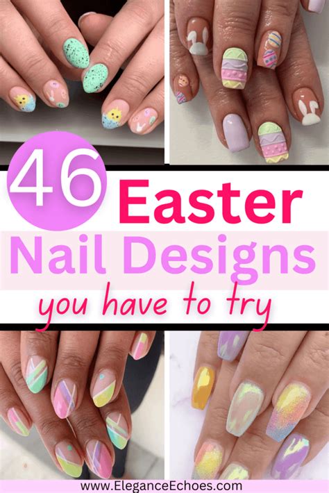 2021 easter nail designs