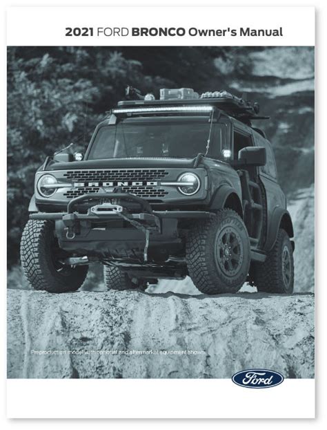2021 ford bronco sport owners manual pdf