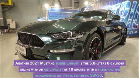 2021 ford mustang 5.0 oil capacity