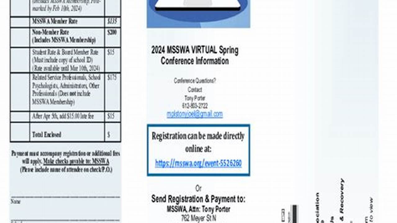 2022 Msswa Virtual Spring Conference., 2024