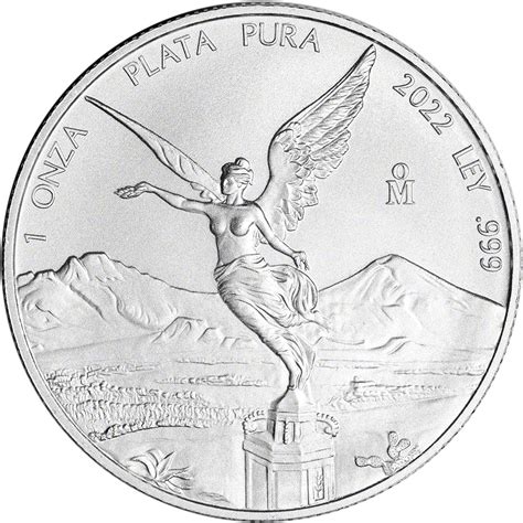 2022 1/10 oz mexican silver libertad coin bu