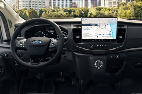 Interior cargo space of the 2022 Ford E-Transit Cargo