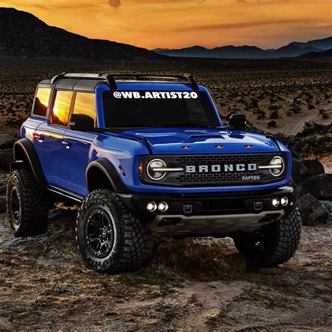 2022 ford bronco raptor colors