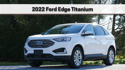 2022 ford edge titanium owners manual
