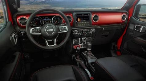 2022 jeep gladiator rubicon interior