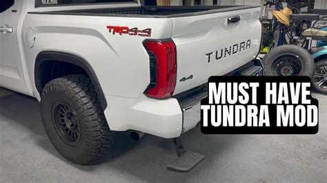 2022 Tundra Bed Step Install