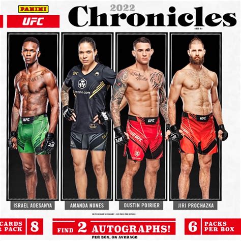 2022 ufc chronicles checklist