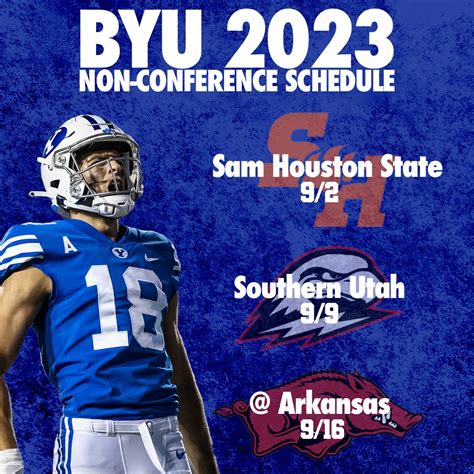 BYU 2023 Non Conference Schedule Gridiron Heroics