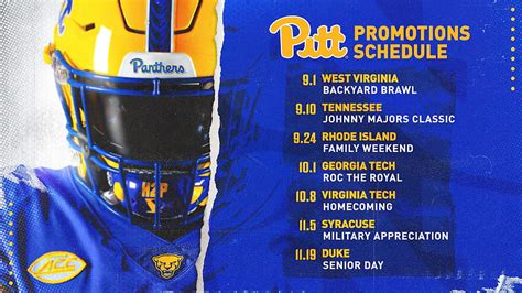 Pitt football announces home game promotions for 2023 season WPXI