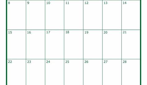 2023 Word Monthly Calendar Printable Free - Time and Date Calendar 2023