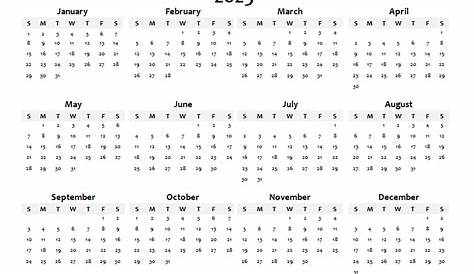Free Printable Calendar 2023 Word - Printable Blank World