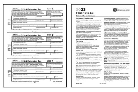 2023 1040 es form printable instructions