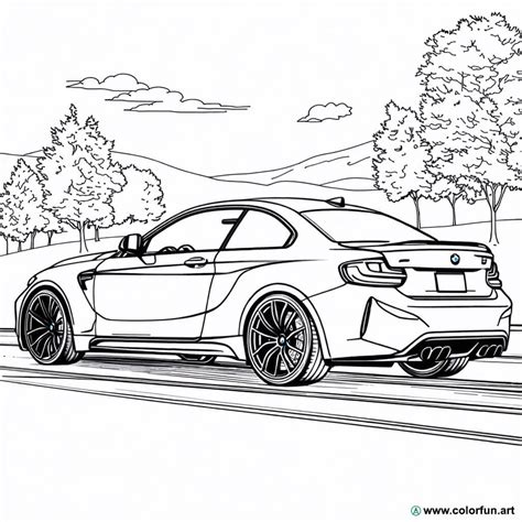 2023 Bmw M2 Coloring Pages