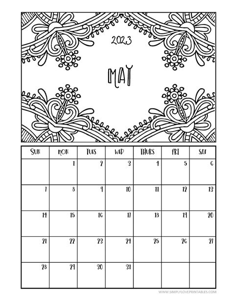 January 2023 calendar Coloring Pages Calendar 2023 Coloring Pages