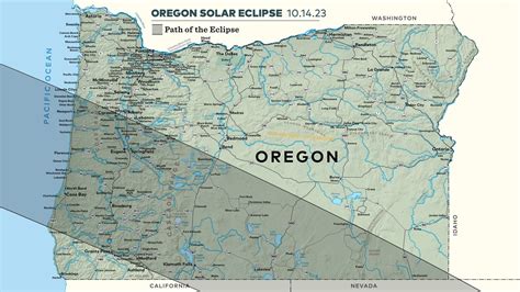 2023 Eclipse Map Oregon