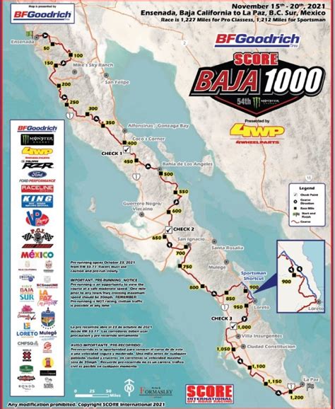 2023 baja 1000 course map