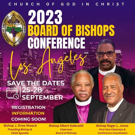 2023 cogic bishop conference