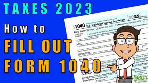 2023 federal 1040 tax form instructions