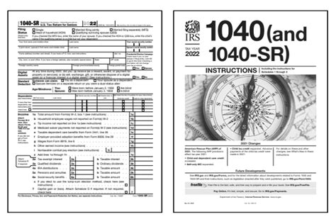 2023 federal tax forms 1040 sr instructions