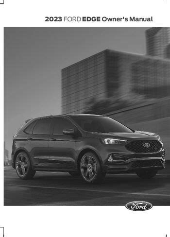 2023 ford edge owner manual