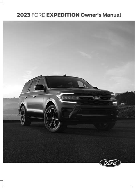 2023 ford expedition limited owners manual