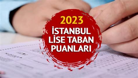 2023 lise taban puanları meb gov tr