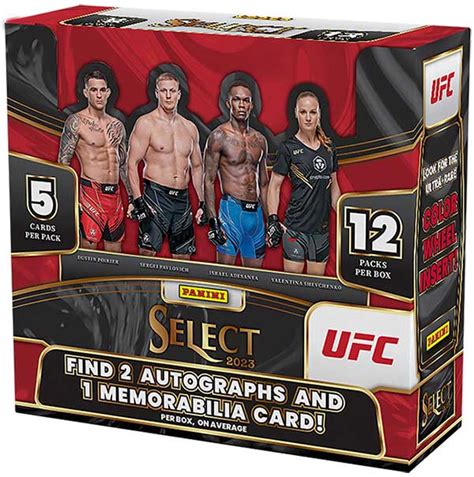2023 select ufc checklist