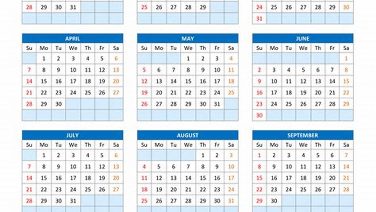 2025 1 Page Calendar Template