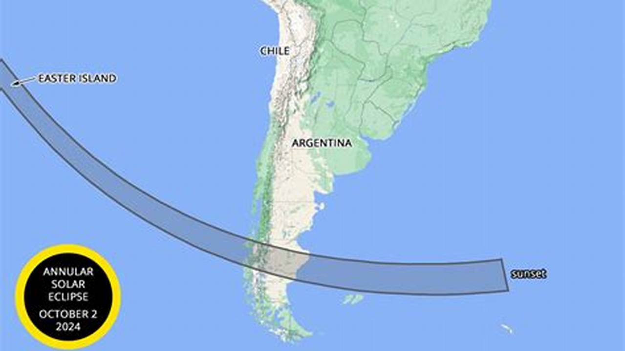 2024 Annular Eclipse Path Google Maps Satellite Map