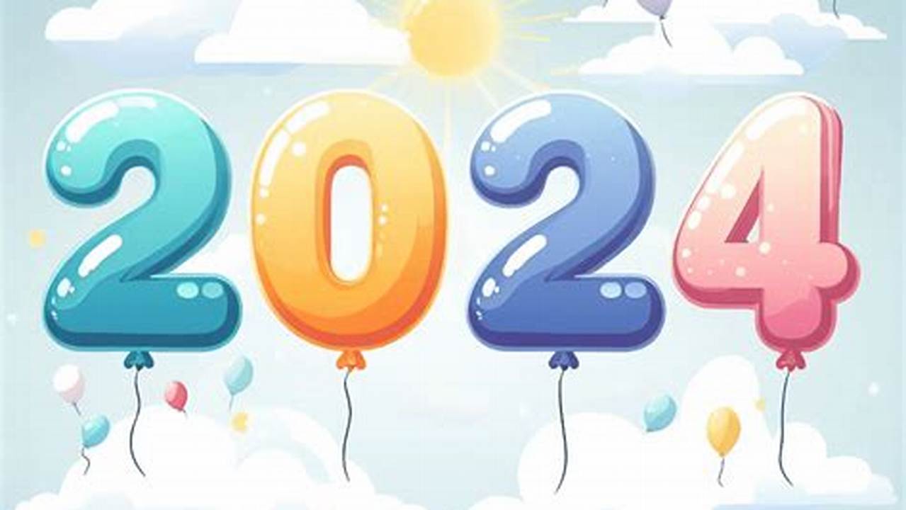 2024 Balloons Clipart Library