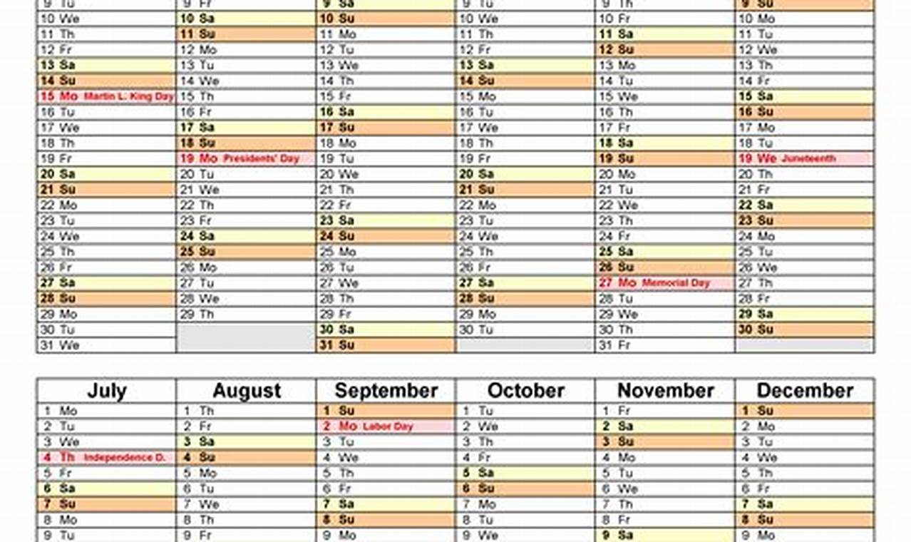 2024 Blank Calendar Printable Free All Months Per Page 2022