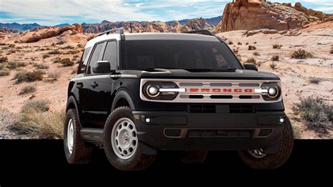 2024 Bronco Modelspoor