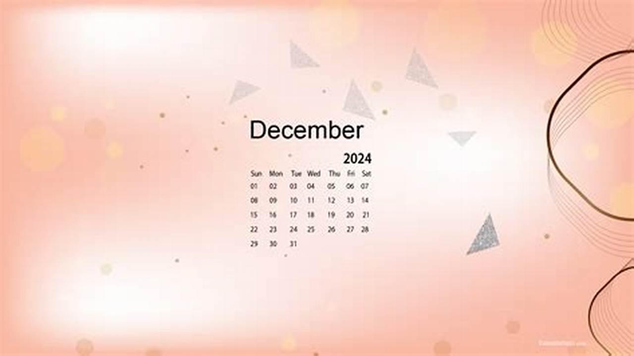 2024 Calendar Computer Background
