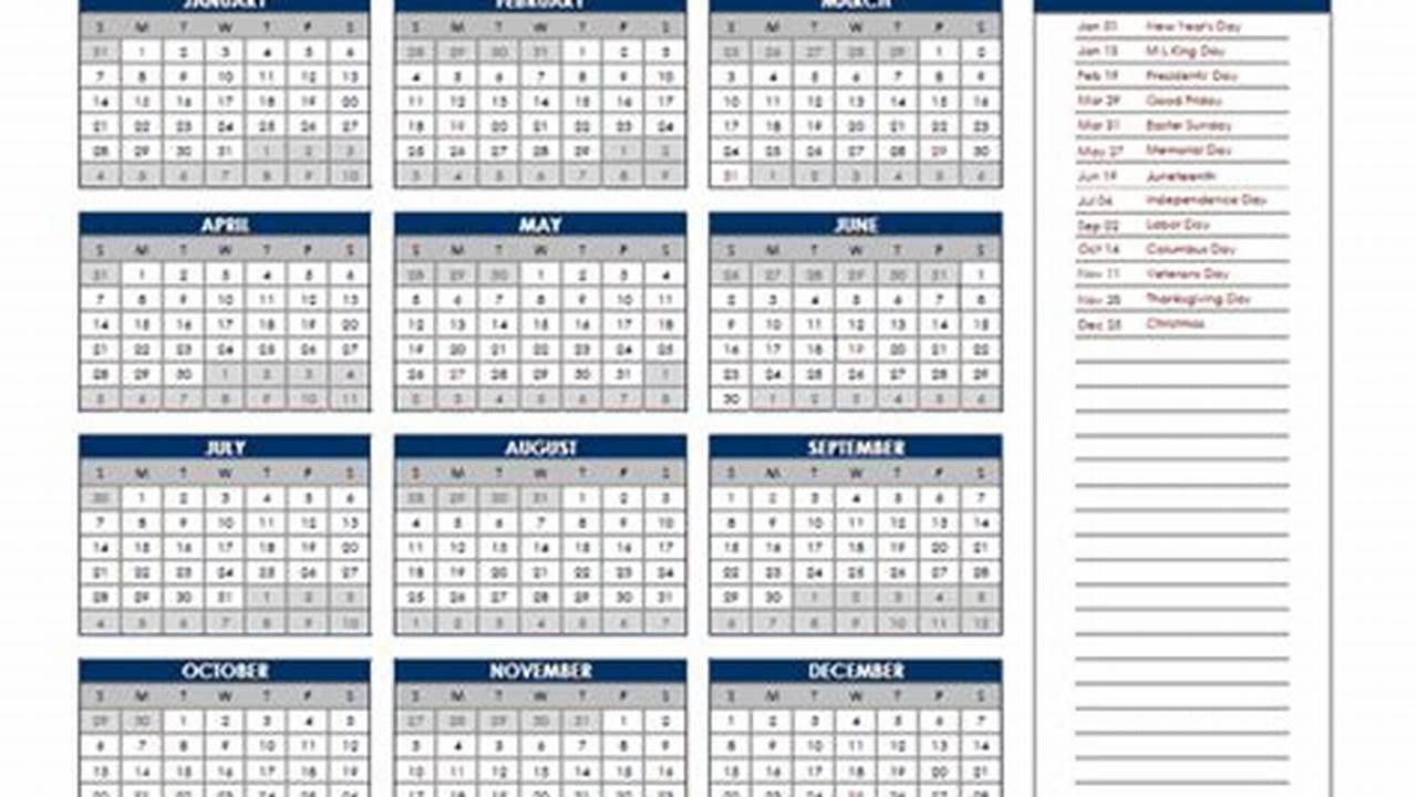 2024 Calendar Excel Pdf Download Google