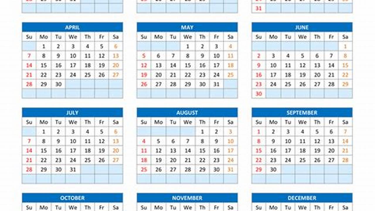 2024 Calendar Excel Pdf Fillable Form