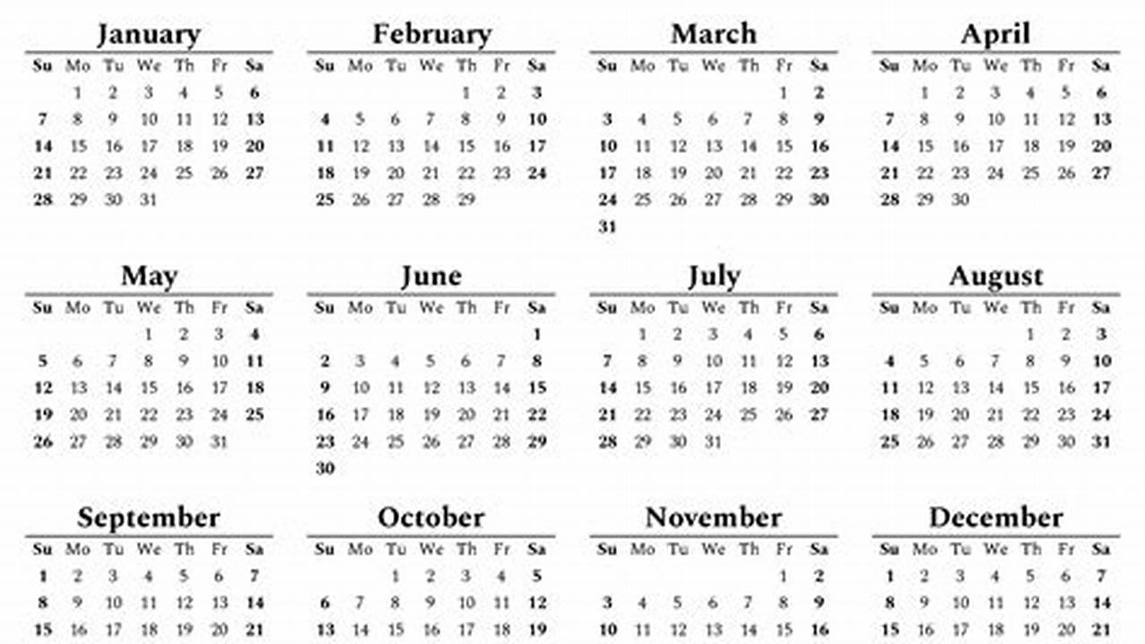2024 Calendar In Pdf Format Example