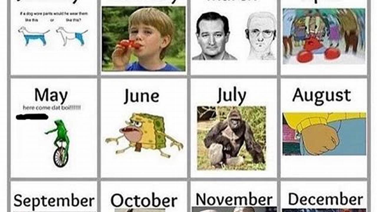 2024 Calendar Memes Generator